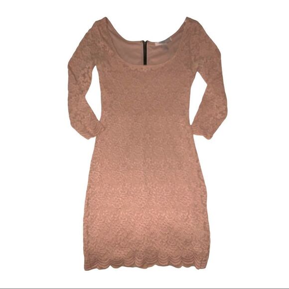 Pink lace forever 21 dress - Picture 1 of 6